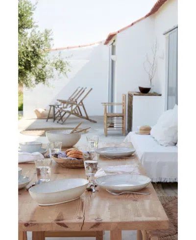 Casafina By Costa Nova Eivissa 11" Dinner Plate In Brown