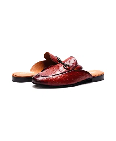 Carlos By Carlos Santana Apollo Bit Slides In Burgundy