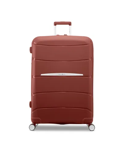 Samsonite Closeout!  Outline Pro Large Hardside Expandable Spinner In Red