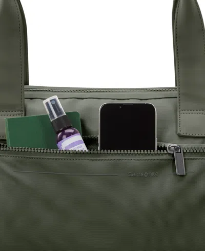 Samsonite Better Than Basic Drop Bottom Weekender Duffel In Green