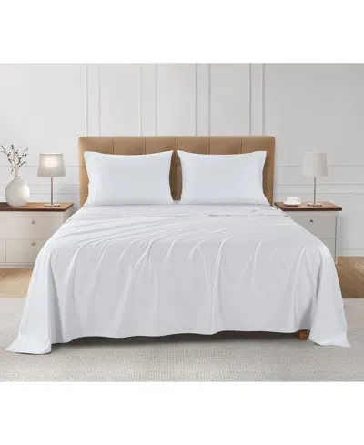 Sleep Rx Sleeprx 300 Thread Count 4-pc. Sheet Set, California King In White