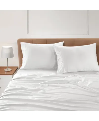 Sleep Rx Sleeprx 300 Thread Count 4-pc. Sheet Set, California King In White