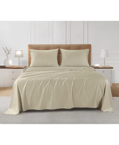 Sleep Rx Sleeprx 300 Thread Count 4-pc. Sheet Set, California King In Brown