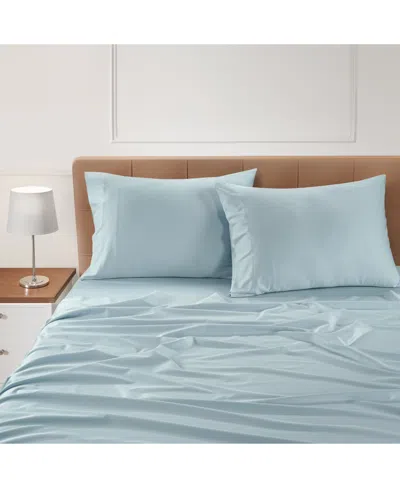 Sleep Rx Sleeprx 300 Thread Count 4-pc. Sheet Set, California King In Blue