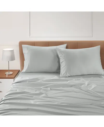 Sleep Rx Sleeprx 300 Thread Count 4-pc. Sheet Set, California King In Gray