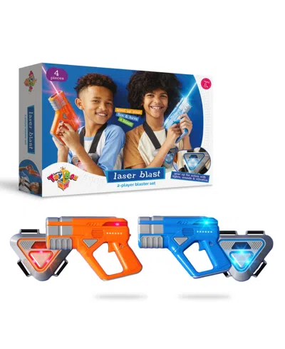 Geoffrey's Toy Box Laser Blast 2-player 4 Pieces Blaster Set, Created For Macy's