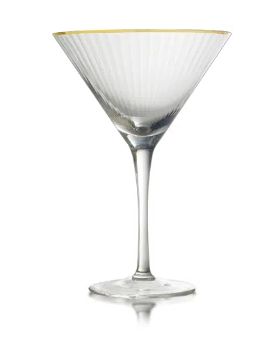 Qualia Glass Rocher Martini Glasses, Set Of 4, 9.5 oz