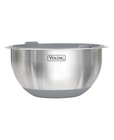Viking 10 Pc Stainless Steel Mixing Bowl Set In Gray