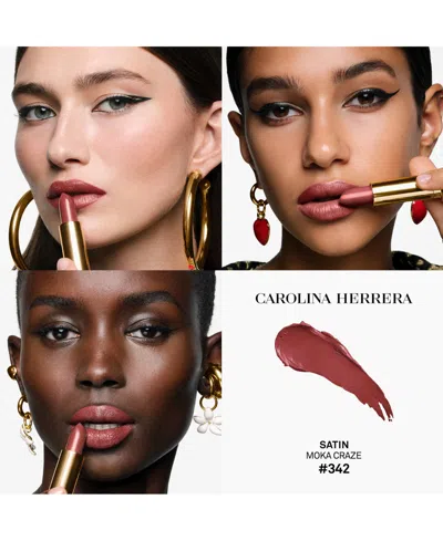 Carolina Herrera Fabulous Kiss Satin Lipstick Refill In Brown