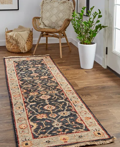 Feizy Carrington R6500 2'6" X 8' Runner Area Rug In Multi