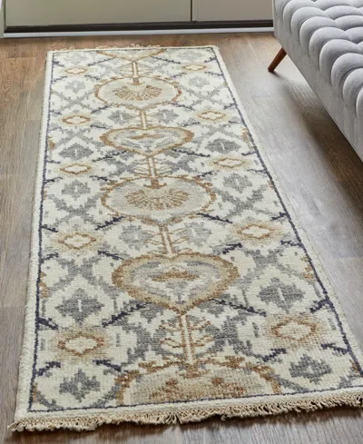 Feizy Beall R6712 2'6" X 8' Runner Area Rug In Multi