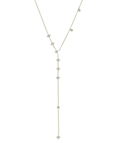 Wrapped Diamond Lariat Choker Necklace (1/4 Ct. T.w.) In 10k Gold, 14" + 2" Extender, Created For Macy's In Gold