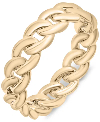Audrey By Aurate Chain Link Statement Ring In Gold Vermeil Or Sterling Silver, Created For Macy's In Gold