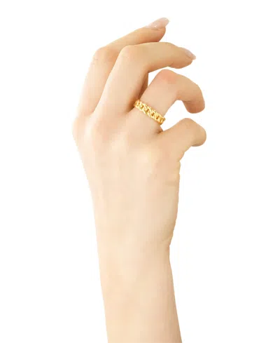 Audrey By Aurate Chain Link Statement Ring In Gold Vermeil Or Sterling Silver, Created For Macy's In Gold