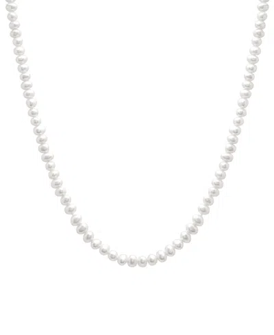 Audrey By Aurate Cultured Freshwater Pearl (4mm) 17" Collar Necklace In Gold