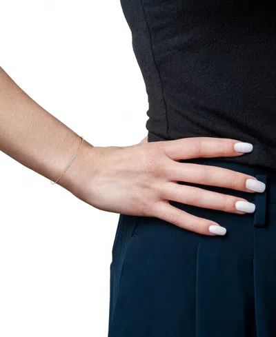 Wrapped Diamond Bar Bracelet (1/10 Ct. T.w.) In 14k Gold, Created For Macy's In Gold