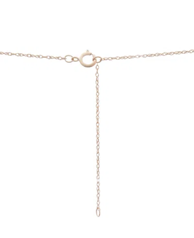 Wrapped In Love Diamond Round & Baguette Flower Pendant Necklace (1/2 Ct. Tw) In 14k Gold, 18" + 2" Extender, Create In Gold