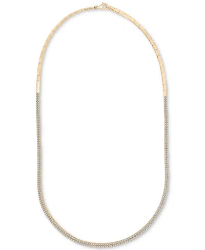 Wrapped In Love Diamond 16" Collar Necklace (2 Ct. T.w.) In 14k Gold, Created For Macy's In Gold