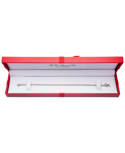 Macy's Diamond Tennis Bracelet (7/8 Ct. T.w.) In 14k White Gold Or 14k Yellow Gold, 6-1/2" In Metallic