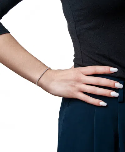 Macy's Diamond Tennis Bracelet (7/8 Ct. T.w.) In 14k White Gold Or 14k Yellow Gold, 6-1/2" In Metallic