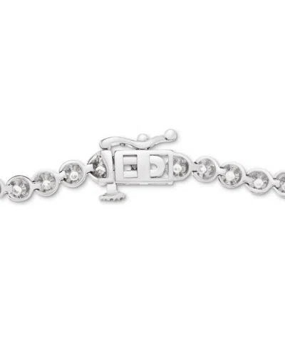 Macy's Diamond Tennis Bracelet (7/8 Ct. T.w.) In 14k White Gold Or 14k Yellow Gold, 6-1/2" In Metallic