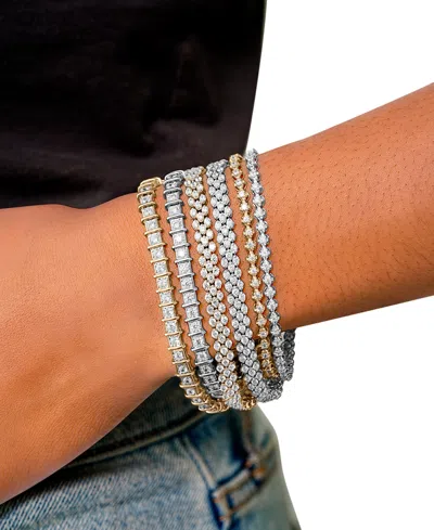 Macy's Diamond Tennis Bracelet (2-1/10 Ct. T.w.) In 14k White Or Yellow Gold, 7-1/2" In Gold