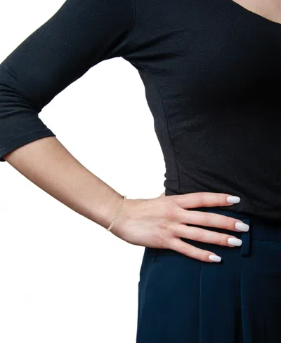 Macy's Diamond Three-row Bracelet (4-1/6 Ct. T.w.) In 14k White Or Yellow Gold, 7-1/2" In Gold