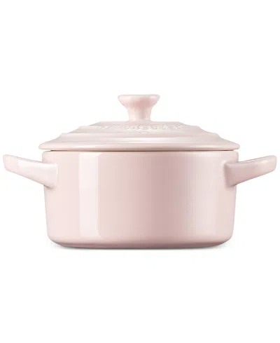Le Creuset Stoneware 8 Oz. Mini Round Cocotte With Lid In Pink