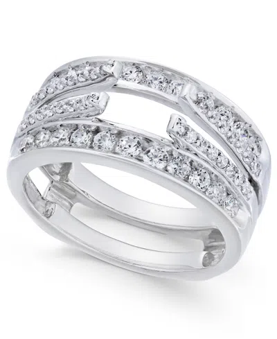 Macy's Diamond Ring Enhancer (1 Ct. T.w.) In 14k White Gold In Gold