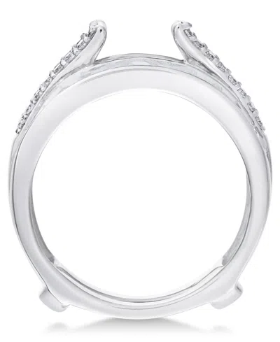 Macy's Diamond Ring Enhancer (1 Ct. T.w.) In 14k White Gold In Gold