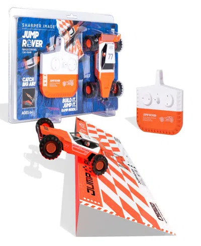 Sharper Image Remote Control Stunt Ramp Rechargeable Jump Rover Car Toy, Set Of 3 In Black