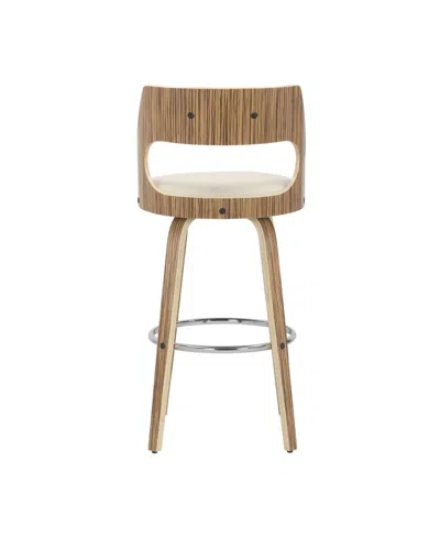 Lumisource Cecina Mid-century Modern Barstool With Swivel, Set Of 2