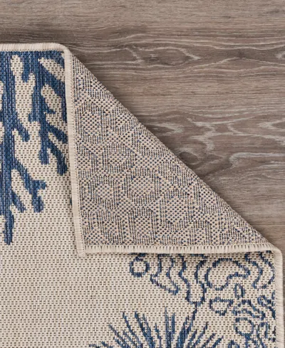 Lr Home Sean Seade-873 5'3" X 7' Outdoor Area Rug In Multi