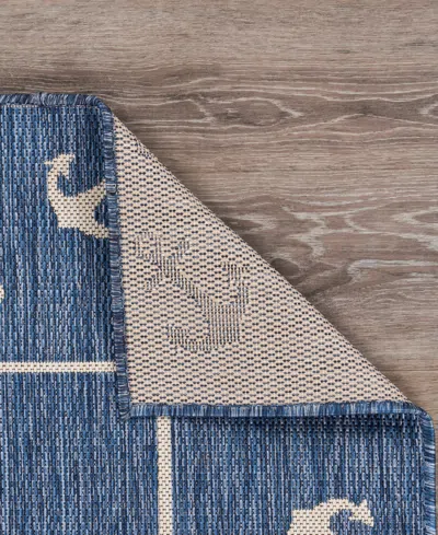 Lr Home Shoreline Srl-872 5'3" X 7' Outdoor Area Rug In Multi