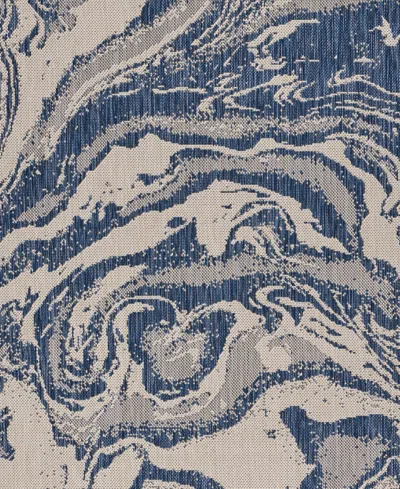 Lr Home Sean Seade-874 5'3" X 7' Outdoor Area Rug In Multi