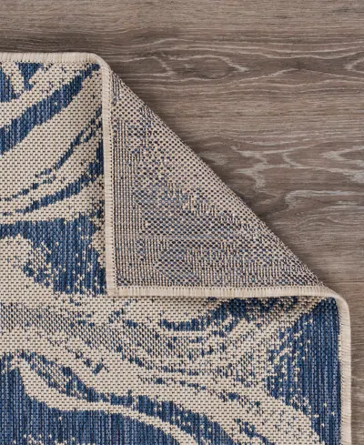 Lr Home Sean Seade-874 5'3" X 7' Outdoor Area Rug In Multi