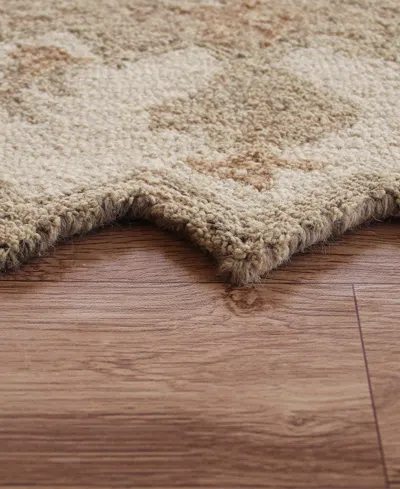 Lr Home Arabella Aba706 3' X 3' Round Area Rug In Brown