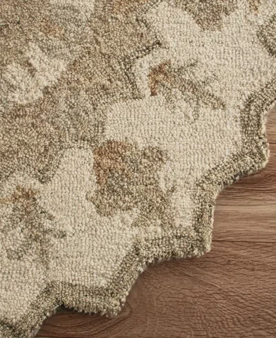 Lr Home Arabella Aba706 3' X 3' Round Area Rug In Brown