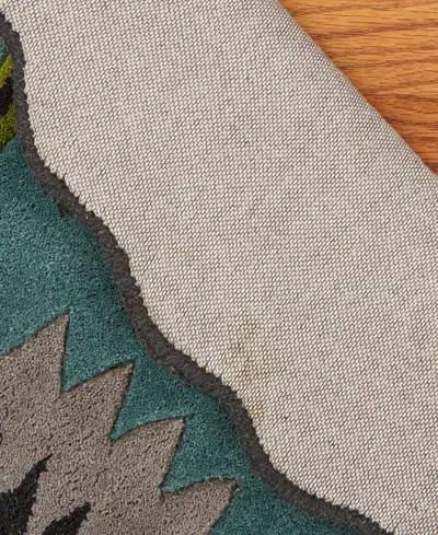 Lr Home Valentin Vlnta-540 3' X 3' Round Area Rug