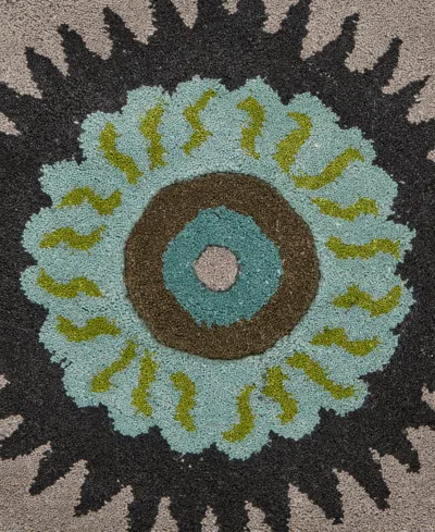 Lr Home Valentin Vlnta-540 7'9" X 7'9" Round Area Rug
