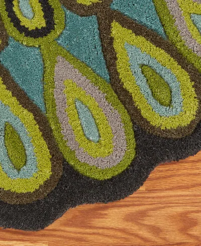 Lr Home Valentin Vlnta-540 7'9" X 7'9" Round Area Rug