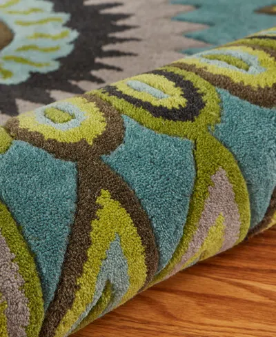 Lr Home Valentin Vlnta-540 7'9" X 7'9" Round Area Rug