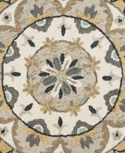 Lr Home Radiance Rdc-100 6' X 6' Round Area Rug In Multi