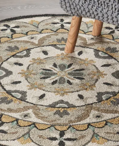 Lr Home Radiance Rdc-100 6' X 6' Round Area Rug In Multi