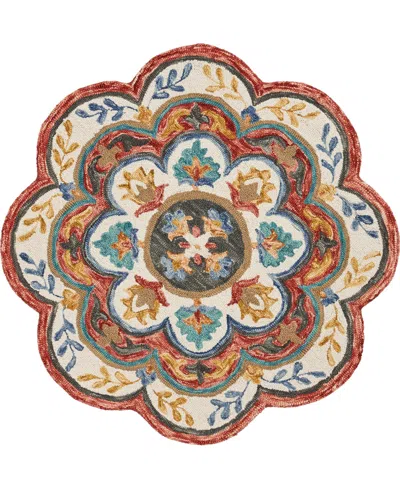 Lr Home Sweet Sinuo-108 4' X 4' Round Area Rug