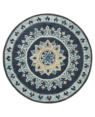 Lr Home Valentin Vlnta-569 5' X 5' Round Area Rug