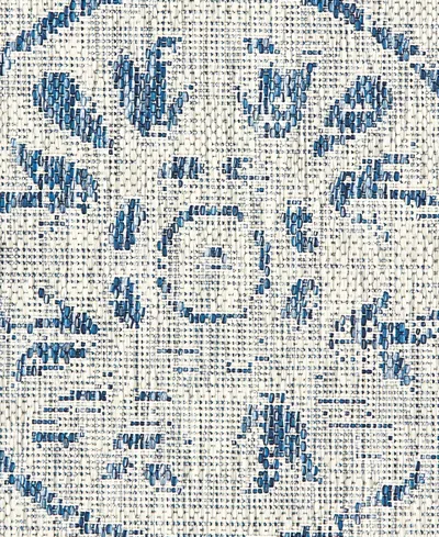 Lr Home Sunny Sunsh-249 7'9" X 9'9" Outdoor Area Rug In Multi