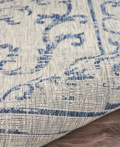 Lr Home Sunny Sunsh-249 7'9" X 9'9" Outdoor Area Rug In Multi