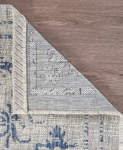 Lr Home Sunny Sunsh-249 7'9" X 9'9" Outdoor Area Rug In Multi