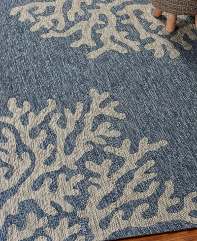 Lr Home Nassau Nass810b 7'9" X 9'5" Outdoor Area Rug In Multi